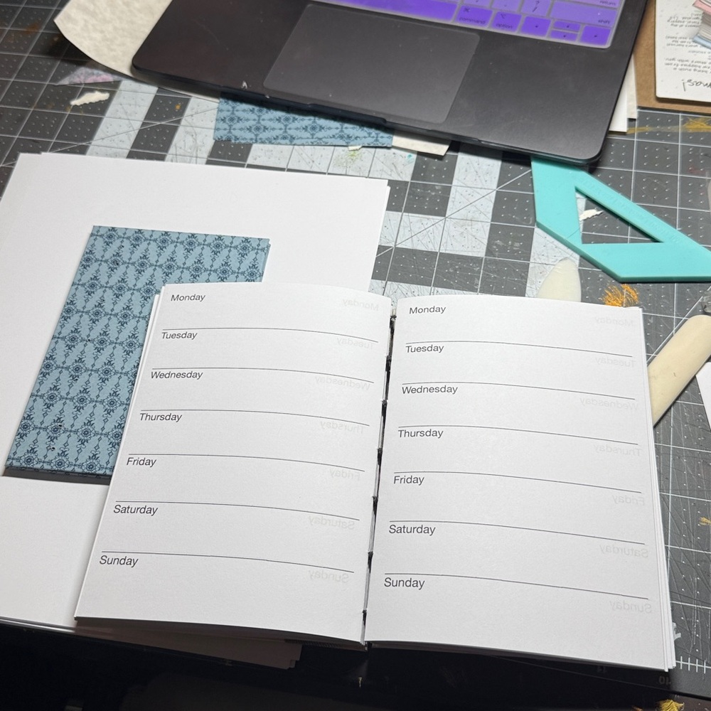 Weekly Planner Journal 7”x5” Custom cover!